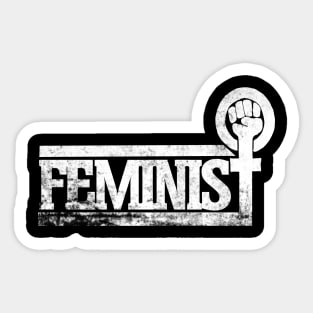 Feminist Vintage Feminism symbol Sticker